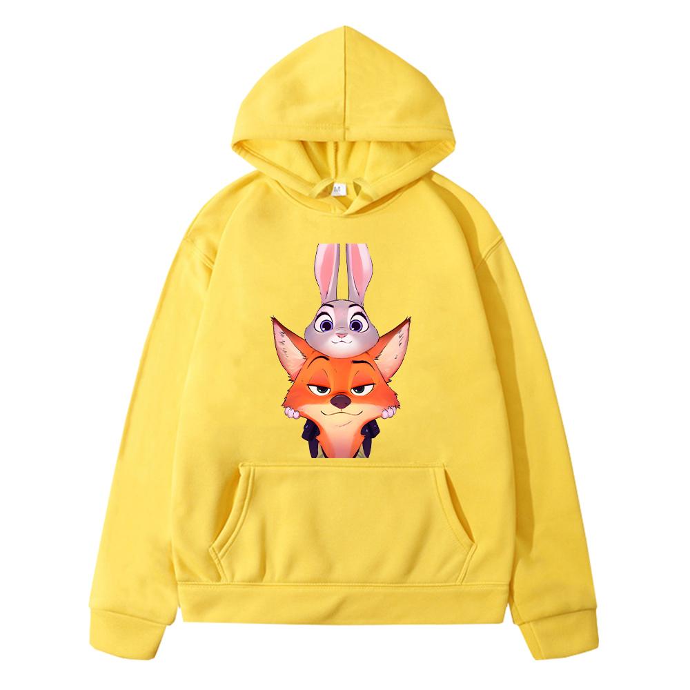 Zootopia 2 Print hoodie Fleece sweatshirt Kawaii Jacket Autumn anime hoodie boy pullover y2k sudadera kids clothes girls