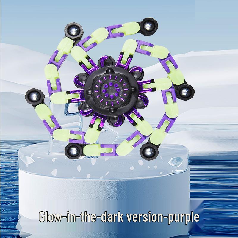 Kids' Transforming Luminous Gyro Decompression Fidget Toy