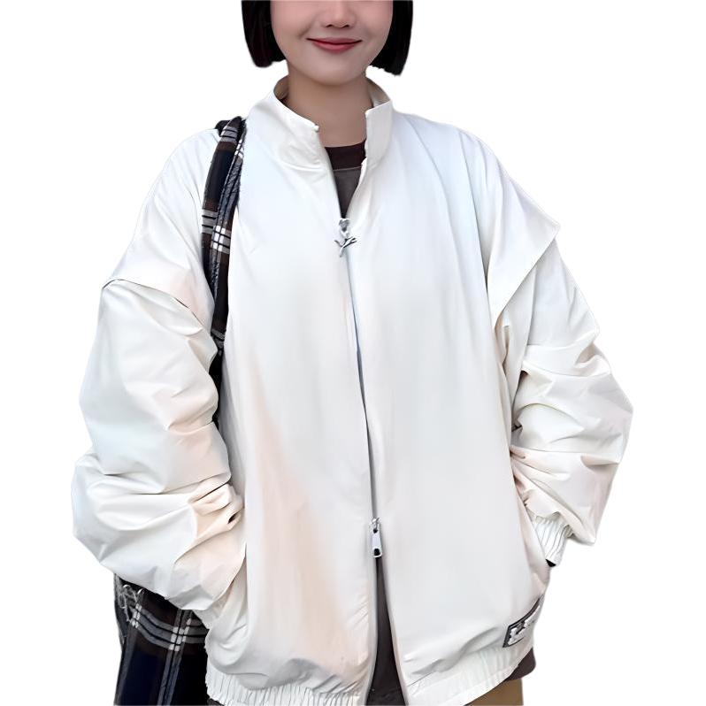 Puma Solid Color Comfortable Zip Collar Jacket Unisex Jacket Almond 631528-87