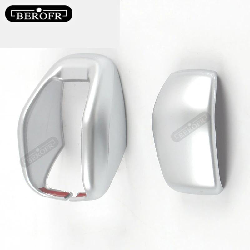 Car Gear Hood Carbon Fibre Shift Knob Gear Side Cover DSG Emblem For Toyota Highlander