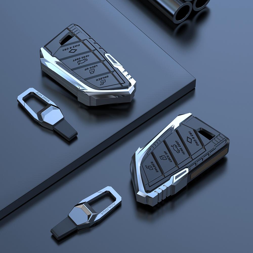 Zinc Alloy Auto Key Fob Cover Case Fit For Bmw X1 X3 X4 X5 F15 X6 F16 G30 7 Series G11 F48 F39 520 525 F30 118I 218I 320I Auto Auto Accessories