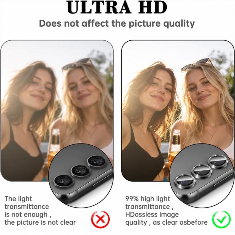 HD Hawkeye Anti-Reflection Tempered Glass Camera Lens Protector For Galaxy A14 5G / A24 / A34