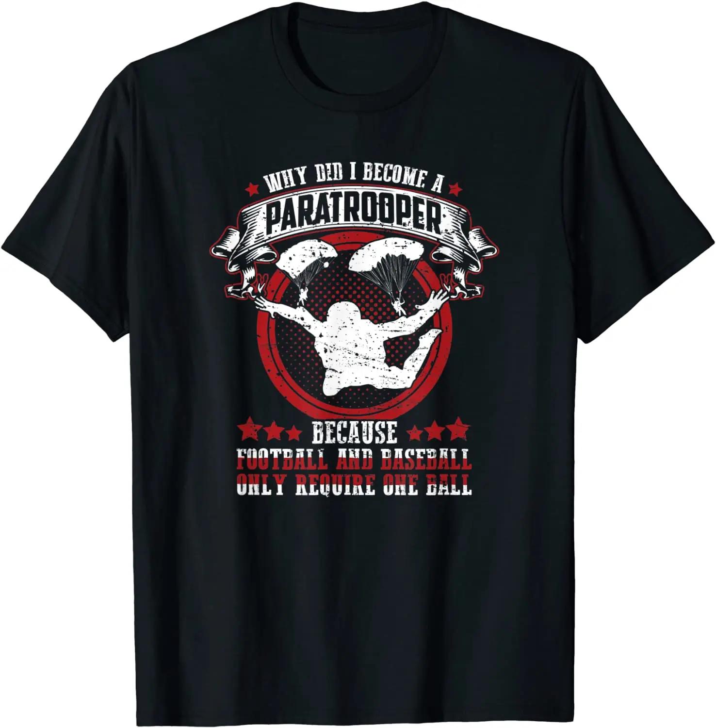 Funny 82nd 101st Airborne Paratrooper Military Men T Shirt Short Sleeve Casual 100 Cotton ONeck Shirts S