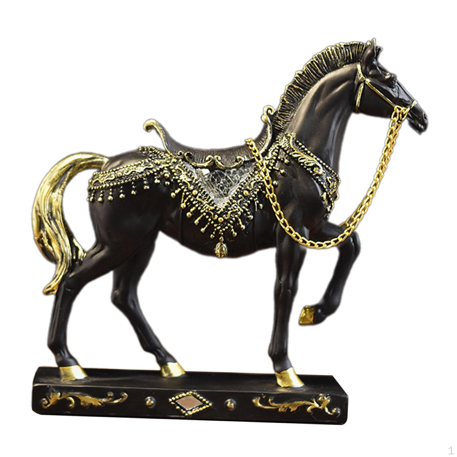 

Элегантная фигурка лошади для домашнего декора чёрный