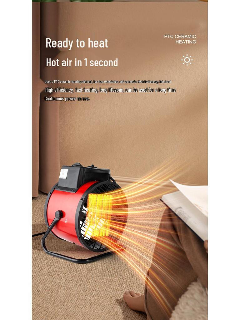 Camel High-Power Energy-Saving Heater: Fast Heating Steel Cannon for Home