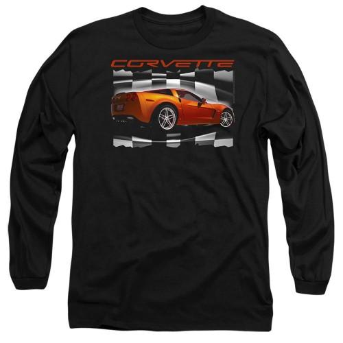 Chevrolet Unisex Adult Orange Z06 Vette Long-Sleeved T-Shirt