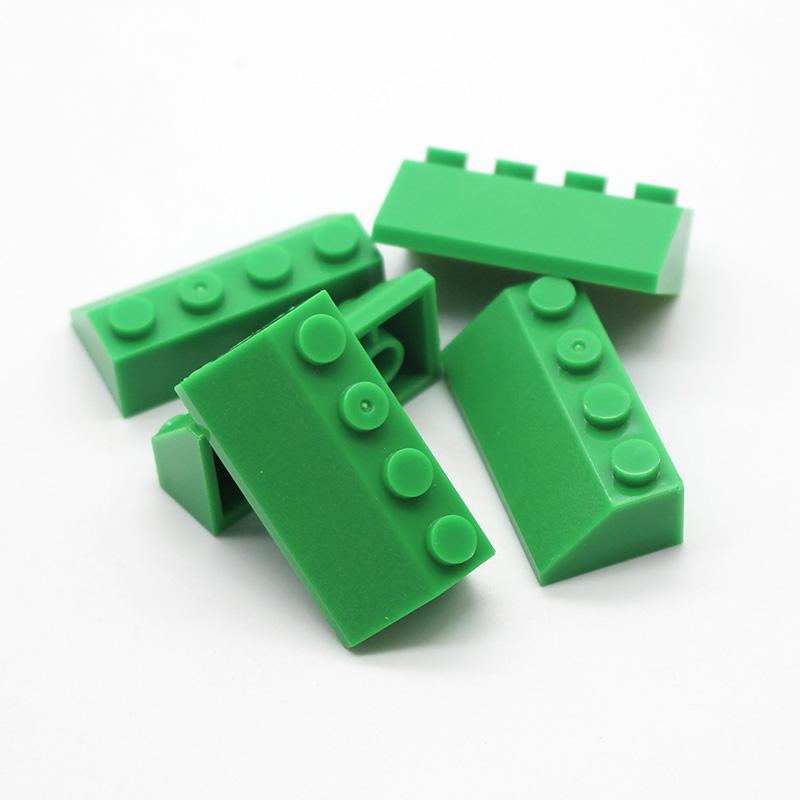 

100pcs MOC Brick Slope 45 2x4 3037 DIY Educational Building Block Compatible with Assembles Particles Bulk Toys