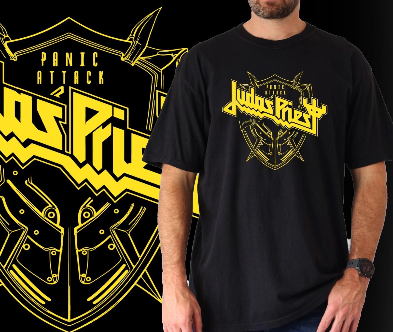 Judas Priest logo image Black T-Shirt 100% cotton - Heavy Metal music band M