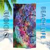 Microfiber Beach Towel Bath Towel Colored Mandala Thin Absorbent Extra Large Towel for Beach Swimming Camping Yoga Bath Sports