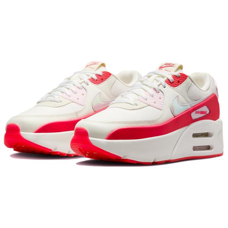 Nike Air Max 90 LV9 Sail Siren Red Damen-Sneaker Freizeitschuhe HF5073-133