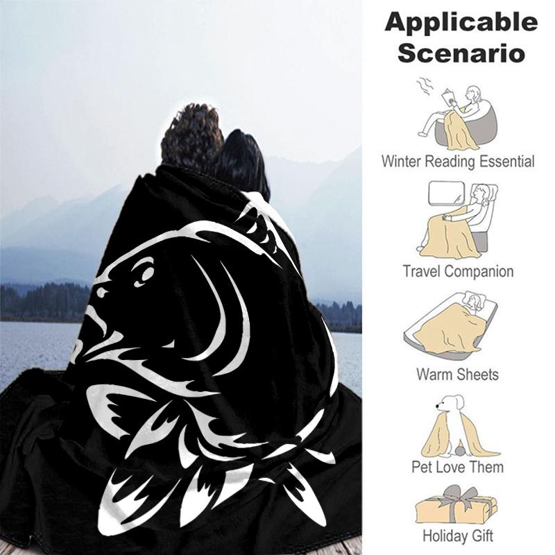 1pc Blanket Nash Tackle Print Design, Lightweight Blanket for Sofa, Bed- Soft &Warm, Gift for All Seasons Like Christmas, Halloween