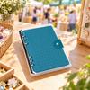 Pin Display Book with SnapButton Closure Portable Felt Pages Compact for Conventions,