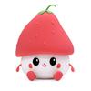 Silicone Strawberry LED Night Light USB Rechargeable Mood Lamp Cute Nightlights Bedroom Lamp for Baby Girl's Gift Mushroom Lamp