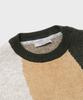 PANICALE Color Block Crew Neck Sweater [Green]