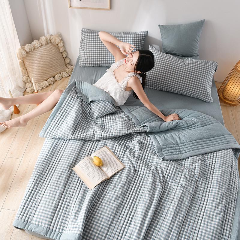 

Летнее одеяло в стиле MUJI с подарочной сумкой - Бесплатная доставка 70x100cm Random Pattern, No Gift Bag