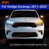 For Dodge Durango 11-23 Daytime Running Light Guide Strip Auto LED DRL Daytime Running Light Flexible Decorative Ambient Lamp