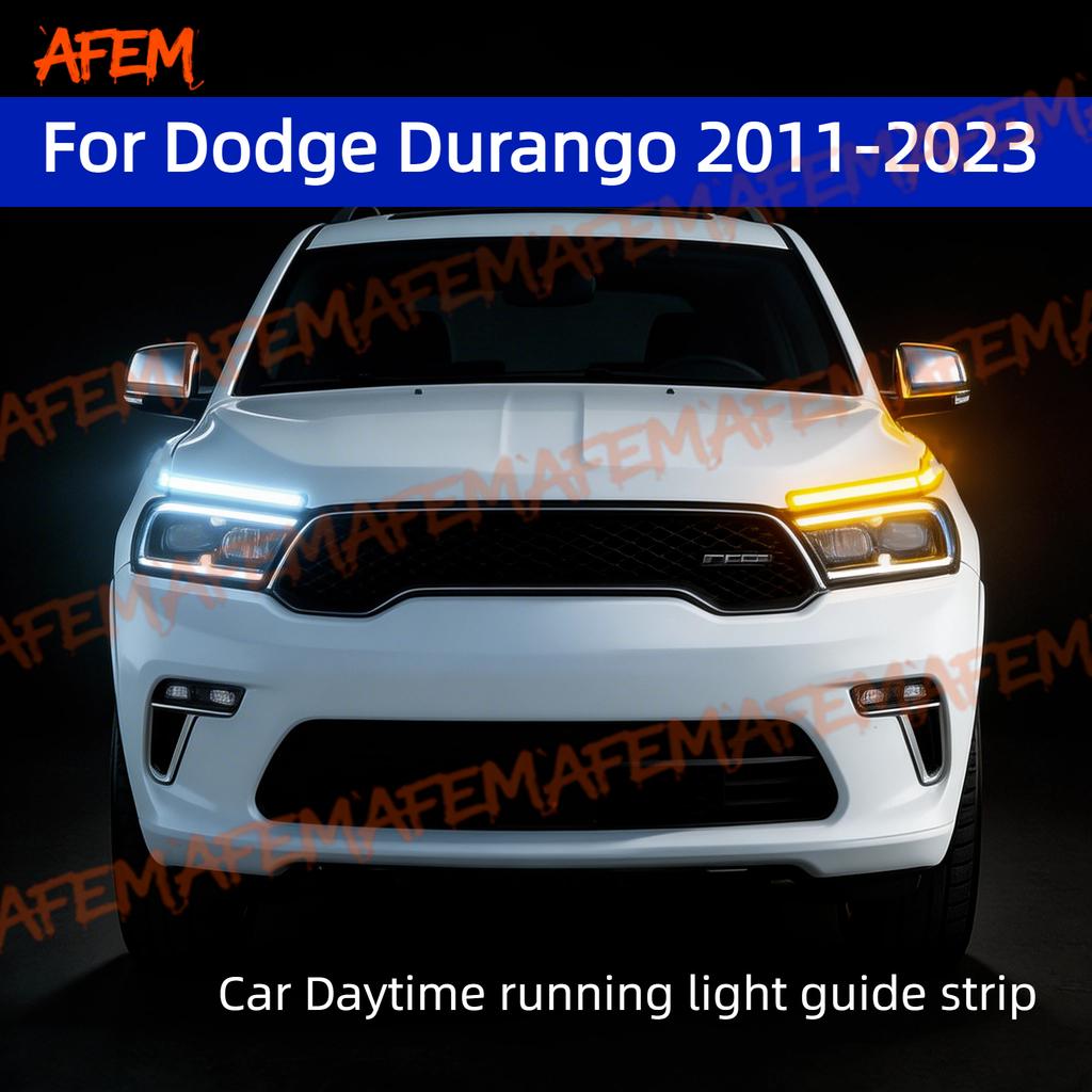 GXP1 For Dodge Durango 11-23 Daytime Running Light Guide Strip Auto LED DRL Daytime Running Light Flexible Decorative Ambient Lamp