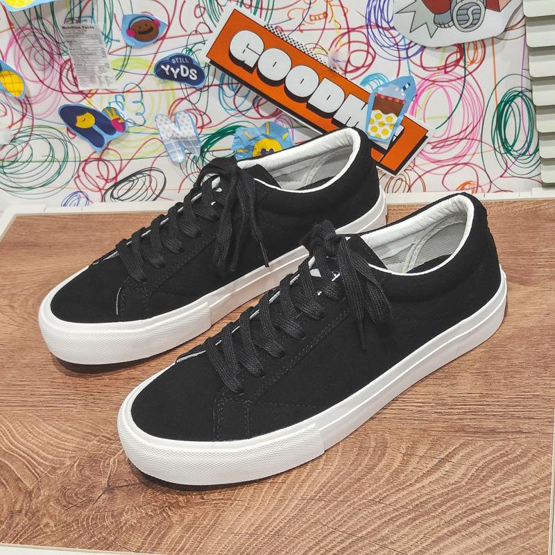 Farblich passende Canvas-Schuhe Herren Cashewblüte Low-Top Board Schuhe Retro Mandarinente Paarschuhe