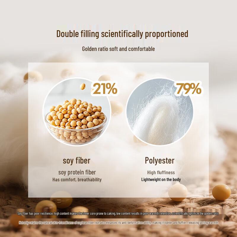 HLA 7A Antibacterial Soy Fiber All-Season Duo Quilt