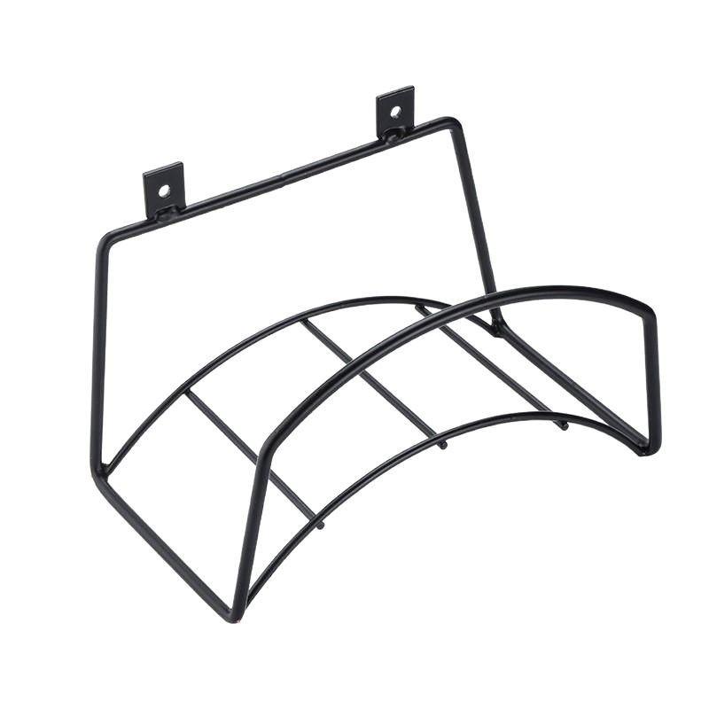 Detachable Wrought Iron Wall-Mounted Garden Hose Storage Rack