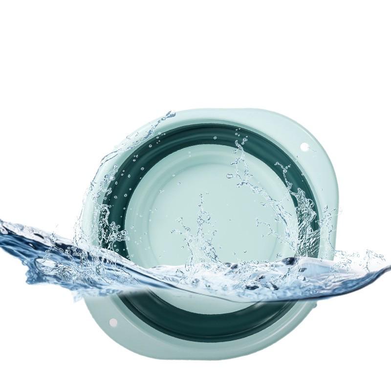 Portable Folding Washbasin: Telescopic, Multi-Use for Vegetables, Foot Baths, and Travel