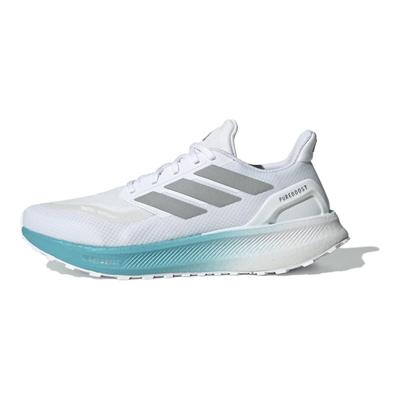 Pureboost 5 Pantofi de alergare confortabili de modă cu plasă cu vârf jos Unisex Adidași Alb JR7674