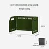 Outdoor Ultra-Light Aluminum Alloy Windshield for Folding Stove - 8/10 Pieces