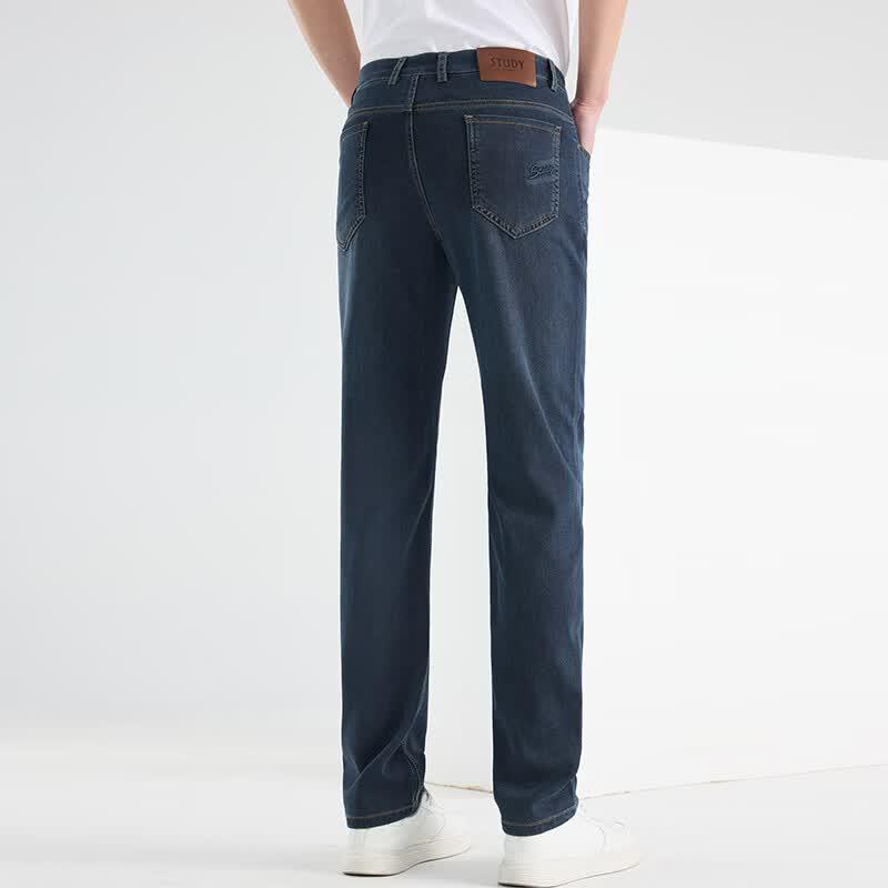 Men's FMLF8305-1 Straight Leg Business Casual Jeans