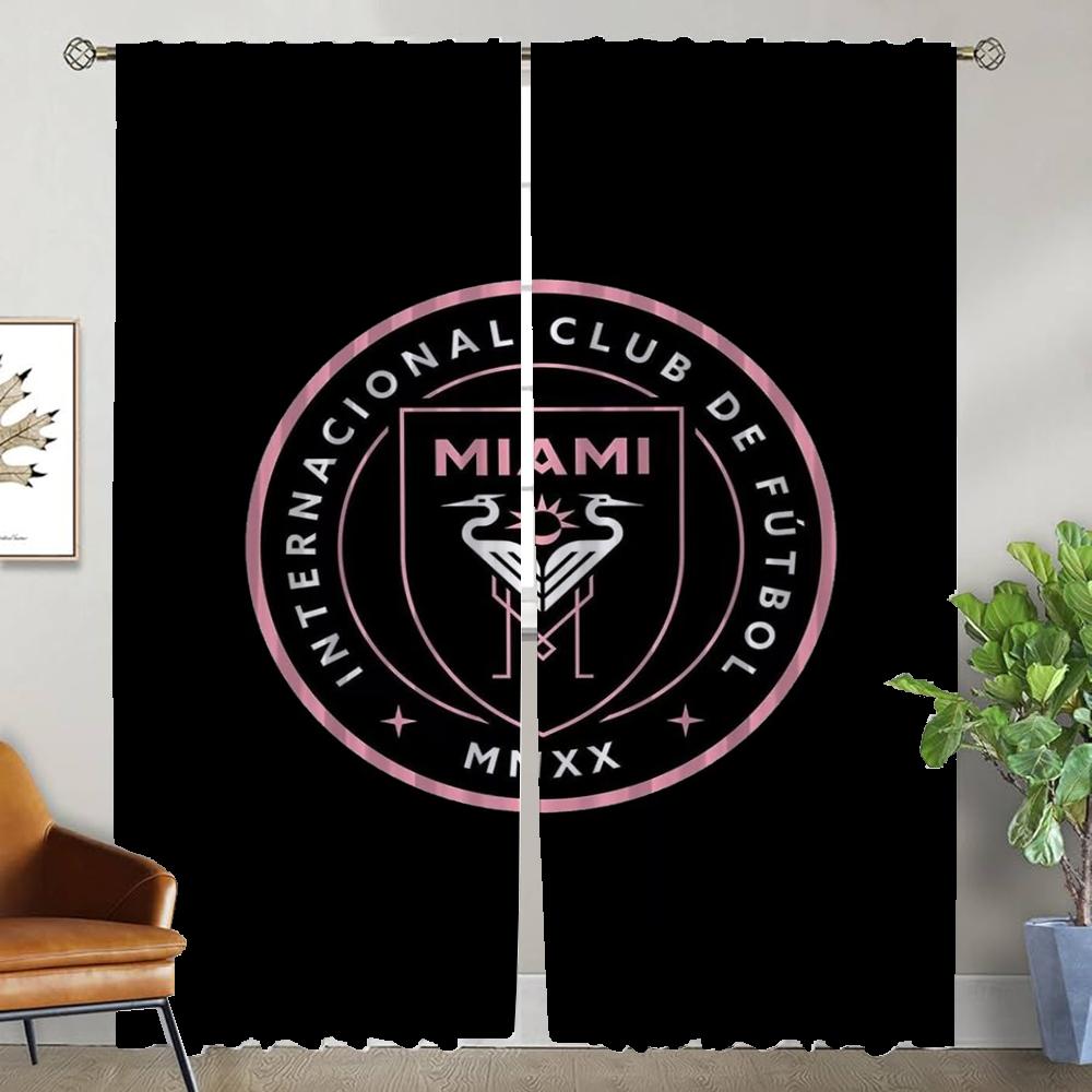 

Шторы Майами для спальни, Хэллоуин, декоративные шторы, затемняющие шторы для комнаты, 2 панели, перегородка, домашний интерьер, шторы для детской W50xH70cmx2pcs-CL