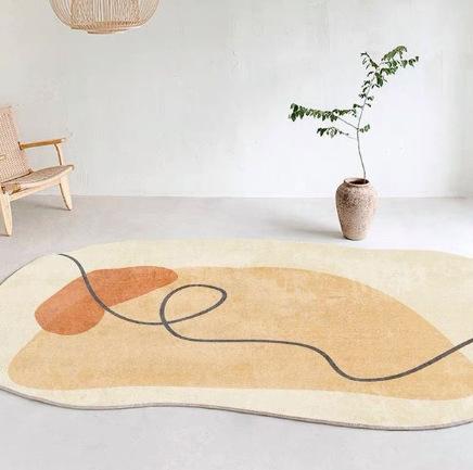 Wabi Sand Wind Living Room Carpet Sofa Coffee Table NonSlip Blanket Bedroom Bedside Full Of Crystal Velvet Carpet
