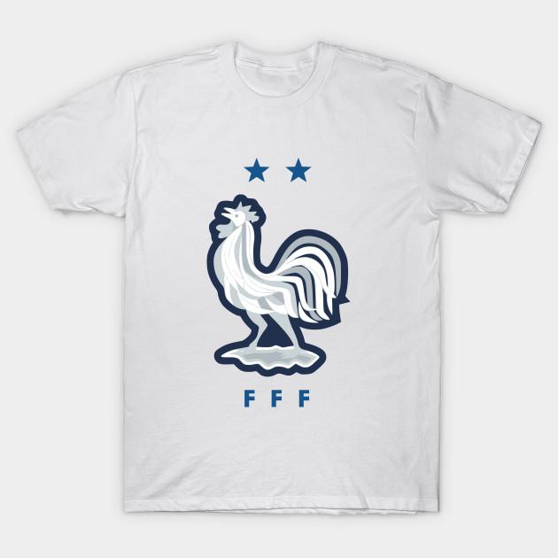 Мужская черная футболка с принтом Национальной сборной Франции по футболу Печать на термотрансферной бумаге без вырезания Хлопковая футболка XL