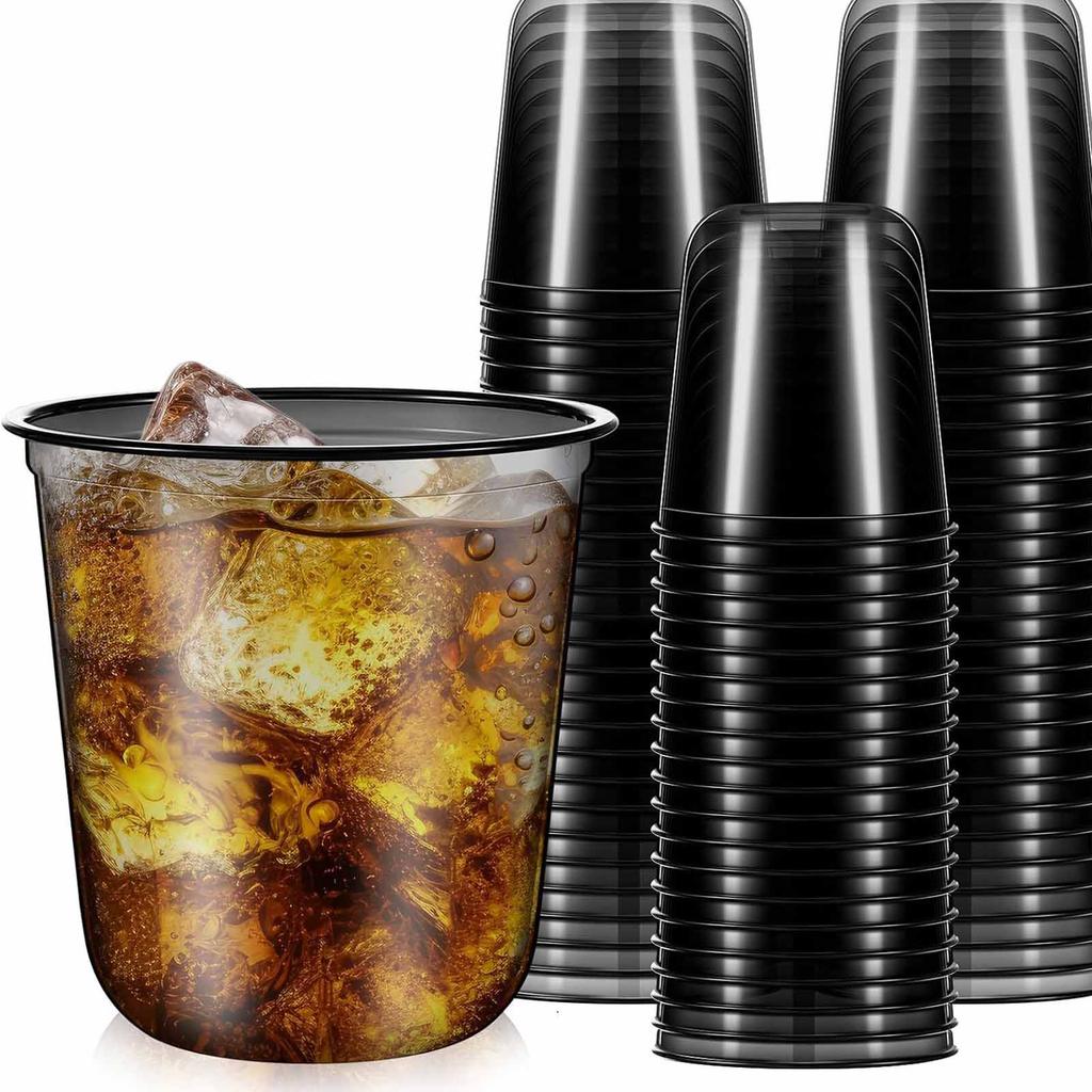 Jednorazowe Pogrubione Przezroczyste Okulary Lotnicze - Lekkie Jednorazowe Kubki na Imprezy w Barach, Degustacje Whisky i Zimne Napoje.