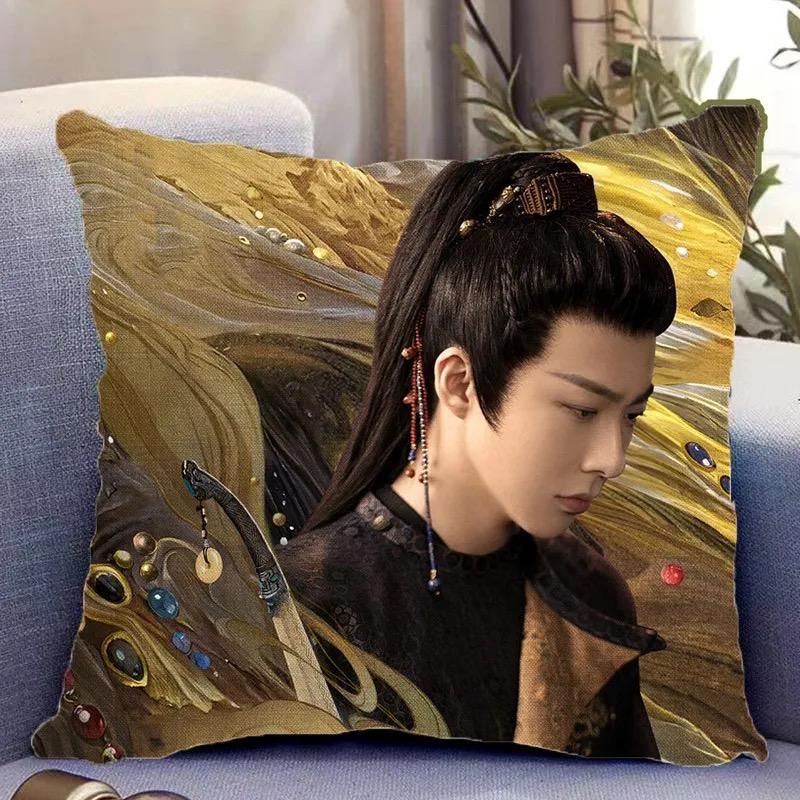 Zhao Lusi Liu Yuning Poster Double-side Printing Pillowcase TV The Story of Pearl Girl Drama Stills Home Decor Cushion Cover