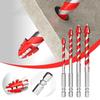 Skewed Head Eccentric Drill Bit Serrated Hexagonal Shank Drill Bit Set  Drilling Tool