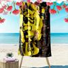 YB Print Beach Towel, Large Soft Quick Dry Towel for Beach Camping Swimming