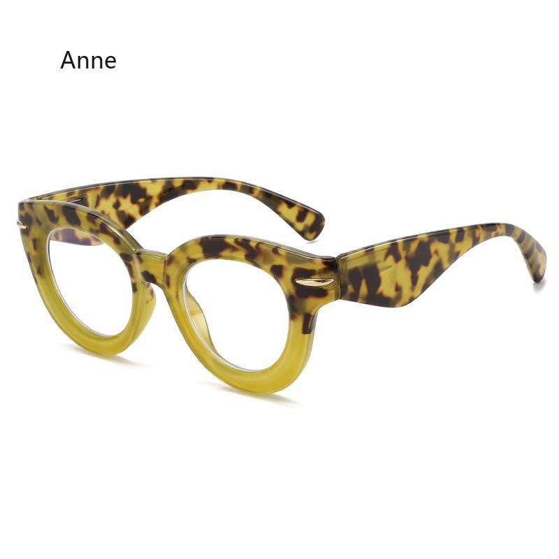 Polygon Leopard Reading Glasses Women Anti Radiation Blue Light Blocking Lens Readers Eyeglasses For Sight 0 To +4.0 Presbyopia