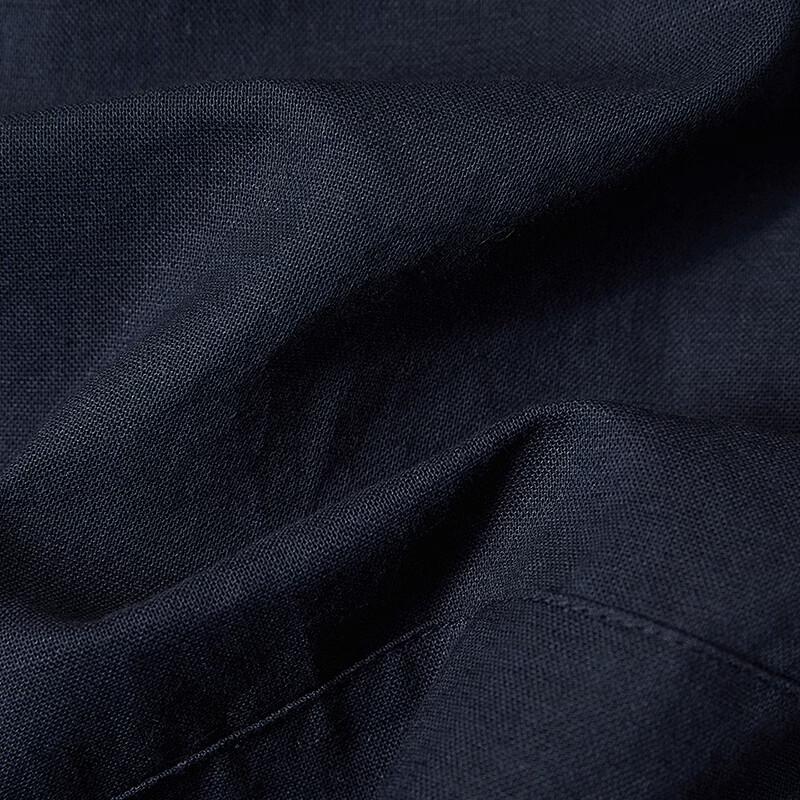 Women's V-Neck Linen Blend Ruffle Hem Vest