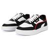 PUMA Caven Dime Synthetic Leather Low Skate Shoes Unisex White Black Red 384953-16