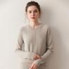 Lekasha Women's Soft Cashmere Round Neck Wool Knit Sweater