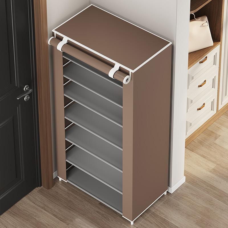 Yurt Girişi ve İç Mekan Depolama için Modern Minimalist Toz Geçirmez Çok Katlı Ayakkabılık