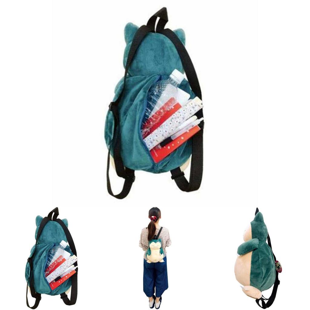 Roztomilý batoh s Pokémony Kabigonem pro děti, plyšová taška Snorlax
