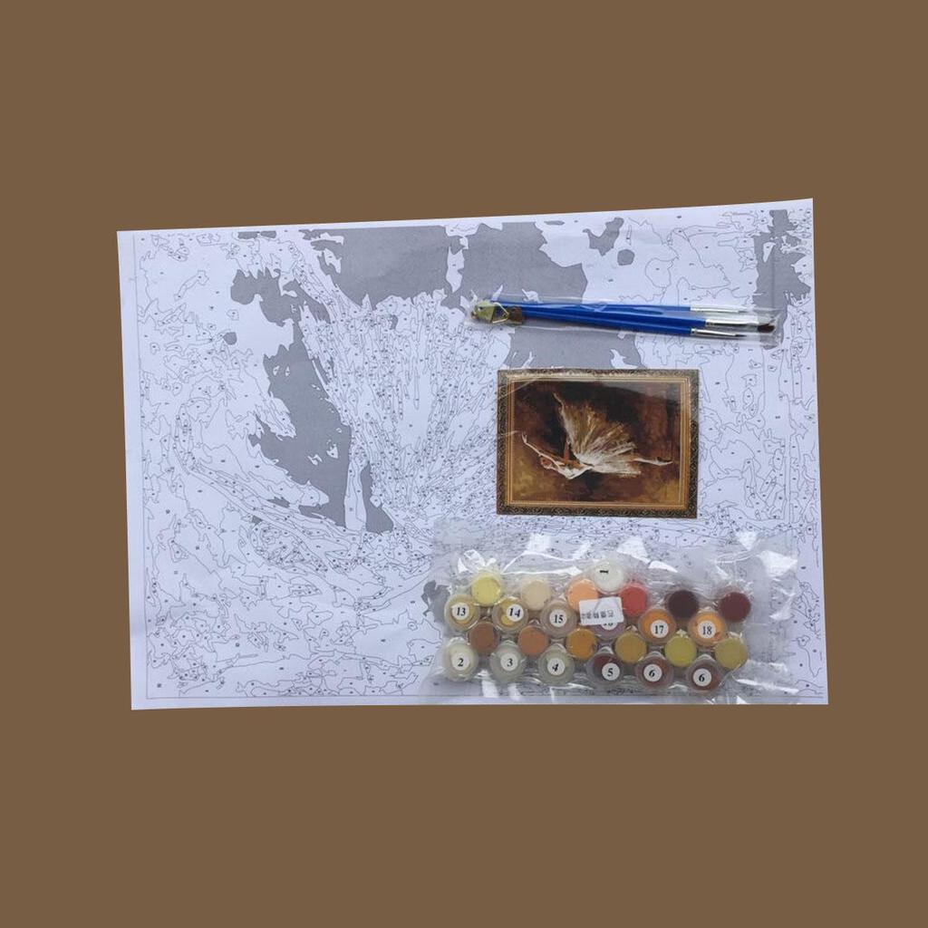 DIY-Malerei nach Zahlen, rahmenloses Bild, Malerei, Wand, digitales Ölgemälde