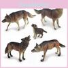 Wildlife Pvc Animal Model With Roaring And Hunting Posture For Childrens Learning Toys