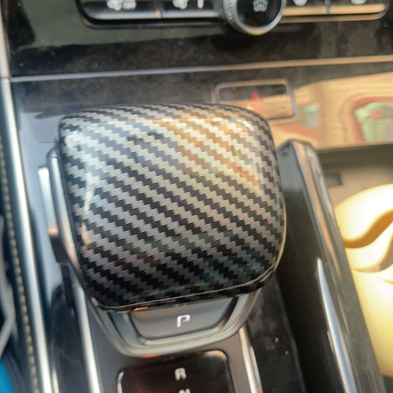 Dla MG EHS PHEV    Pokrowiec na dźwignię zmiany biegów Samochodu Uchwyt dźwigni sterującej Naklejka ABS z włókna węglowego Akcesoria do stylizacji wnętrza