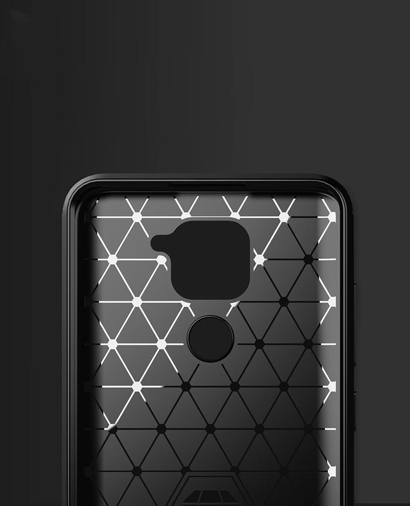 Etui z włókna węglowego do Xiaomi Redmi Note 9 Miękka tylna obudowa ochronna Redmi Note 9 Note9
