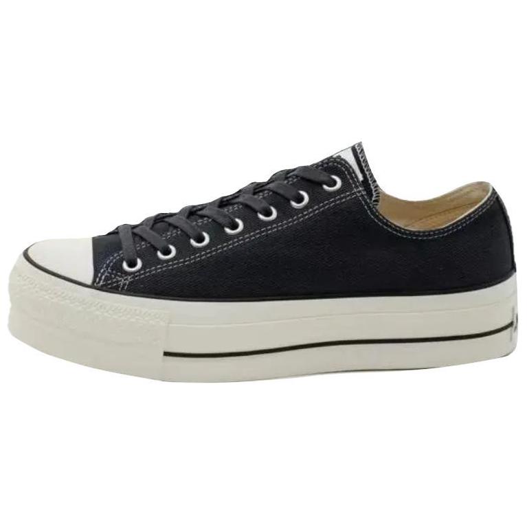 Converse All Star Lifted Ox Comfortable Low Top Canvas Shoes Men Sneakers Black BFA35120