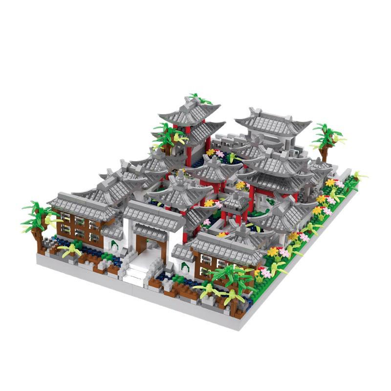Suzhou Garden Complex Building Block Toy Set