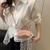Retro Solid Color Quilted Shoulder Bag New Fashion Simple Handbag Trendy Ladies Crossbody Purse