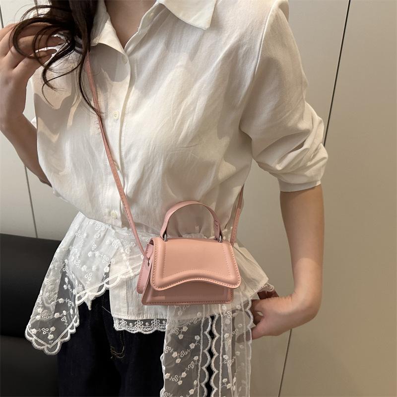 Retro Solid Color Quilted Shoulder Bag New Fashion Simple Handbag Trendy Ladies Crossbody Purse