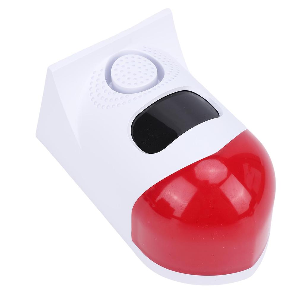 Solar Strobe Alarm with Motion Sensor WiFi 120db Sound IP67 Water Proof Outdoor Security Siren Remote Control for  